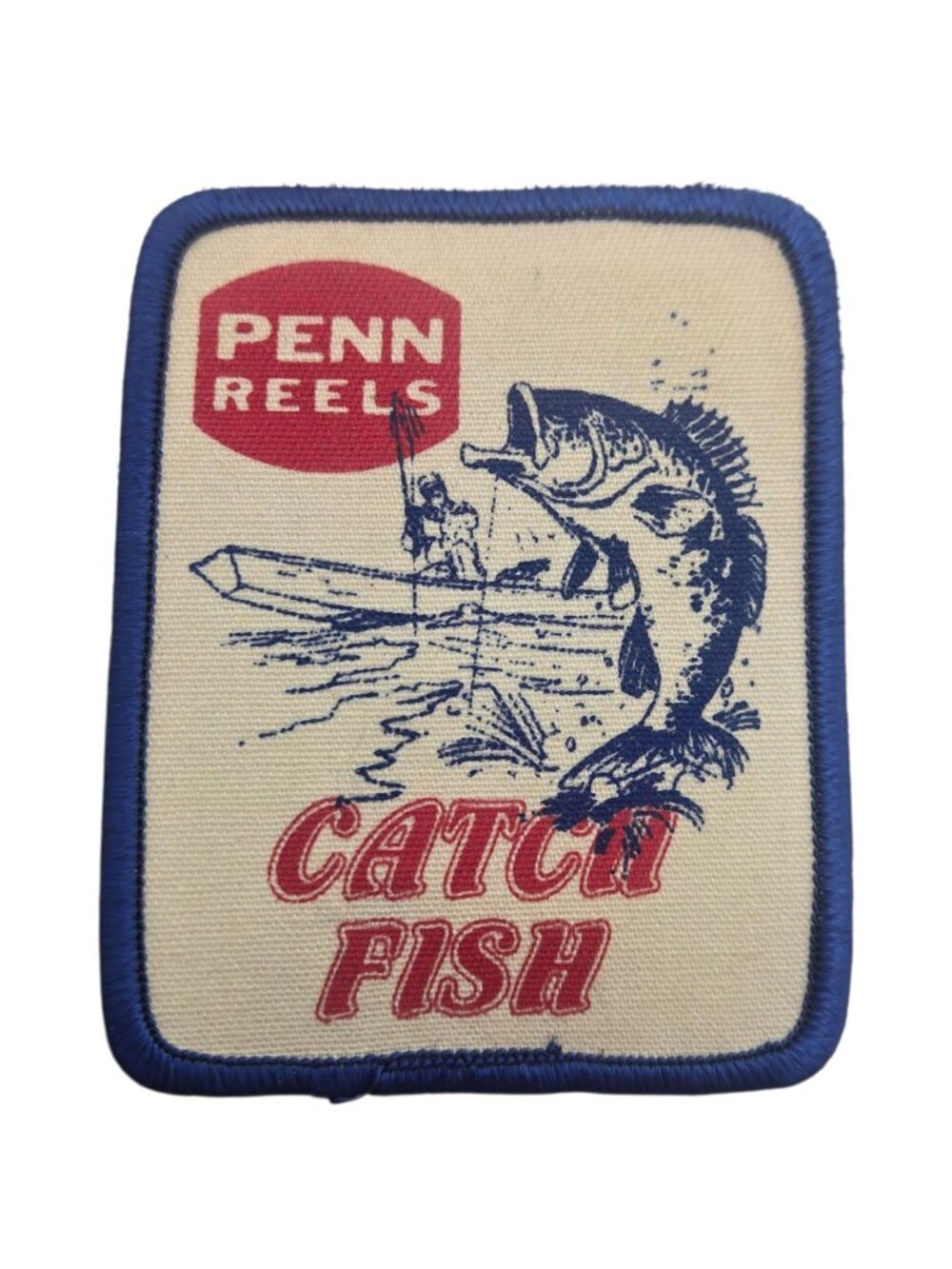 Vintage Penn Reels Catch Fish Patch FIshing Gear Fisherman Grandpacore Gorpcore